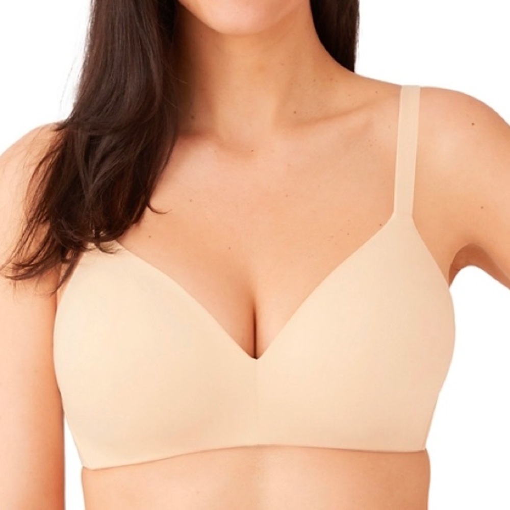 WACOAL How‎ Perfect Wire Free T-Shirt Bra Nude/Beige size 36C